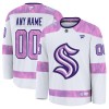Seattle Kraken tröja Customized Fanatics Hockey Fights Cancer Practice 2024-25 Vit - NHL Tröjor Herr Seattle Kraken tröja Customized Fanatics Hockey Fights Cancer Practice 2024-25 Vit - NHL Tröjor Herr